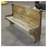 73' Vintage Church Pew