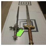 (2) Fantasy Broad Swords