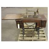 Vintage New Ideal Sewing Machine w/ Cabinet