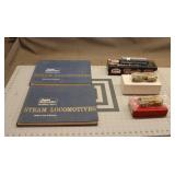 (2) Steam Locomotive Books W/ Atlas Classic And