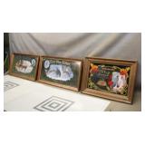 (3) Pabst Blue Ribbon Beer Mirrors