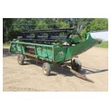 John Deere 920 Combine Head On Transport