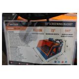 Arteer 72' Screening Bucket