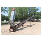 42' Stan-Hoist Grain Elevator W/ Truck Hopper