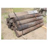 Bundle Of Mixed Guard Rail Posts