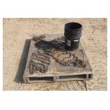(2) Sets Of Skid Steer Chains