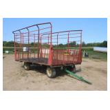 9' x 16' H&S Hay Rack On John Deere Running Gear