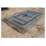 Chain-Link Fenced Dog Kennel