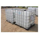 (2) Poly Tanks In Cages