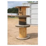 (3) Wooden Spools 39' Diameter & 23' Tall