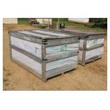 (2) 80' x 50' x 42' Wooden Gaylords