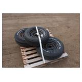 (3) Trailer Tires; 5 on 4.5' Bolt Pattern