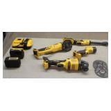 DeWalt Ratchet, (2) Grinders, Flashlight, And More