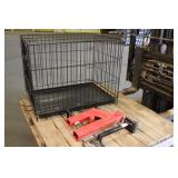 Foldable Dog Kennel, 2' Clamp On Hitch Receiver &