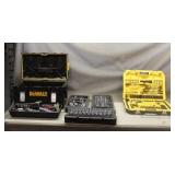 Toolbox w/ Contents & Partial Socket Set