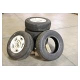 (4) Prinx Hi-Country H/T 245/70R17 Tires W/ Rims &