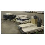 (3) Pallets Of Plastic Shelving
