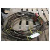 (2) Chokers w/ Hook (20ft Each)