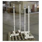 (4) Schelde International Metal Weight Rack Uprigh
