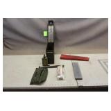 Ammo Can W/ Gun Cleaning Equipment And Sharpening