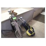 (2) Sets of Golf Clubs