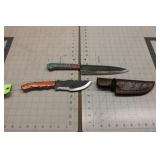 Handmade 8' Fixed Blade Carbon Steel Knife W/