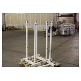 (5) Schelde International Metal Weight Rack Uprigh