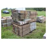 (2) Bundles Of Guardrail Posts 6''x8''x6' Long