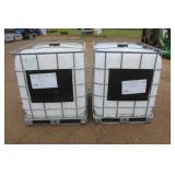 (2) Poly Tanks In Cages