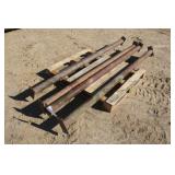 (4) Steel Support Poles (Approx 90')