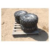(4) Maxxis 26x9.00R12 ATV Tires W/ Rims & Spacers