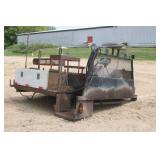 90' x 100' Steel Flatbed W/ Tool Boxes & Fuel Tank