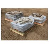 (3) Pallets Of Assorted Retaining Wall Pavers