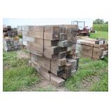 (2) Bundles Of Guardrail Posts 6''x8''x6' Long