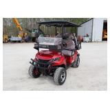 GOLF CART- RED 4- SEATER