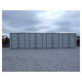 40' CONTAINER 4-SIDE DOORS, 1 END DOOR