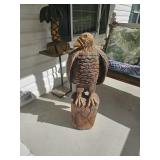 HAND carved Eagle38hx15w HAND carved Eagle38hx15w