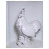 White Ceramic Rooster White Ceramic Rooster