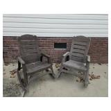 Two matching Rockers41hx30Lx38w Two matching Rockers41hx30Lx38w