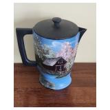 Hand Painted Coffee Pot Hand Painted Coffee Pot