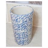 Henn Pottery Blue Spongeware CUP Henn Pottery Blue Spongeware CUP