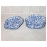 Gerald E. Henn Workshop Roseville BLUE SPONGEWARE Gerald E. Henn Workshop Roseville BLUE SPONGEWARE