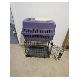 Animal carrier and crates14hx18Lx12w Animal carrier and crates14hx18Lx12w