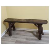 Grizzly Carved Log Bench19×48×17 Grizzly Carved Log Bench19×48×17