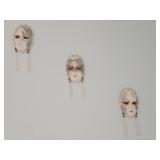 Porcelain Mask Wall Hanging
