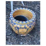 Italian Ceramic Aceto di Vino Decorative Vessel wi