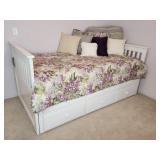 Twin Size Trundle Bed Include 2 Mattress,