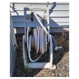 Portable Plastic Garden Hose Reel with Crank and H
