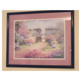 Framed Print of Garden Scene by Nora DeBolt