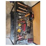 Hand Tools and Hardware with Tool Storage Case